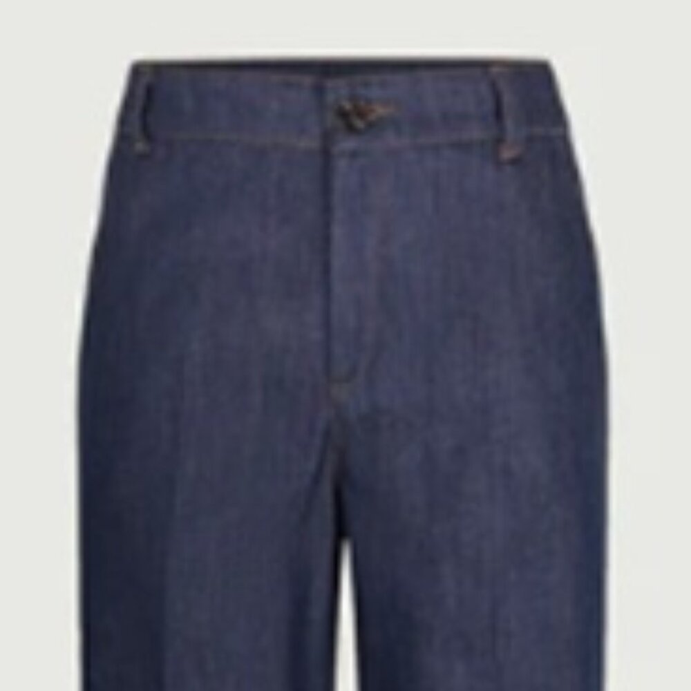 SOEUR Paris California Jean Raw Denim Creased Trouser EU 40 US 10